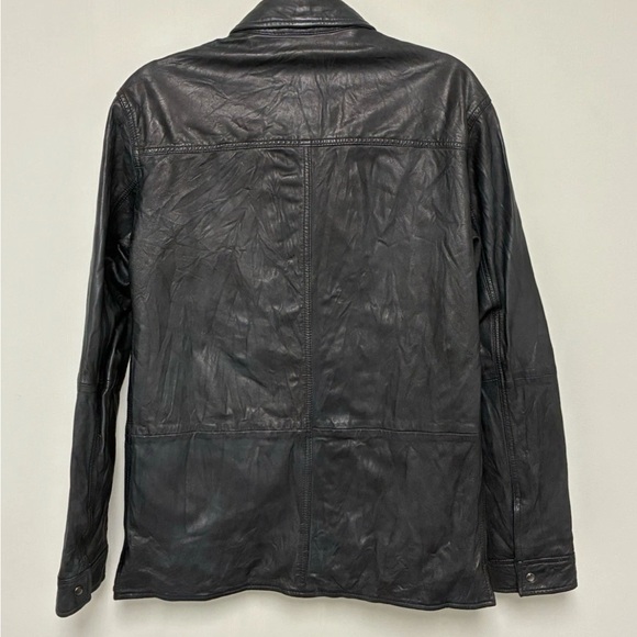 NWT John Varvatos leather Lionell Shirt Jacket.Msrp $698. Size SMALL - Picture 14 of 14